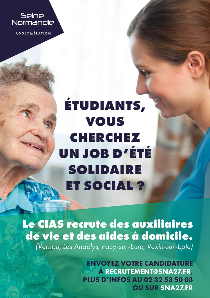 SNA Jobs Etudiants Recrutement CDD d_été SAAD aides à domicile auxiliaires de vie