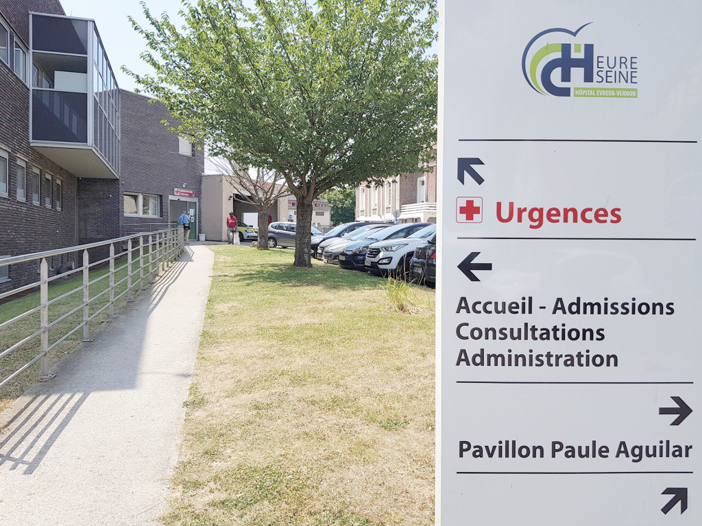 CH Eure Seine Hôîtal Modification Accueil Urgences été 2022