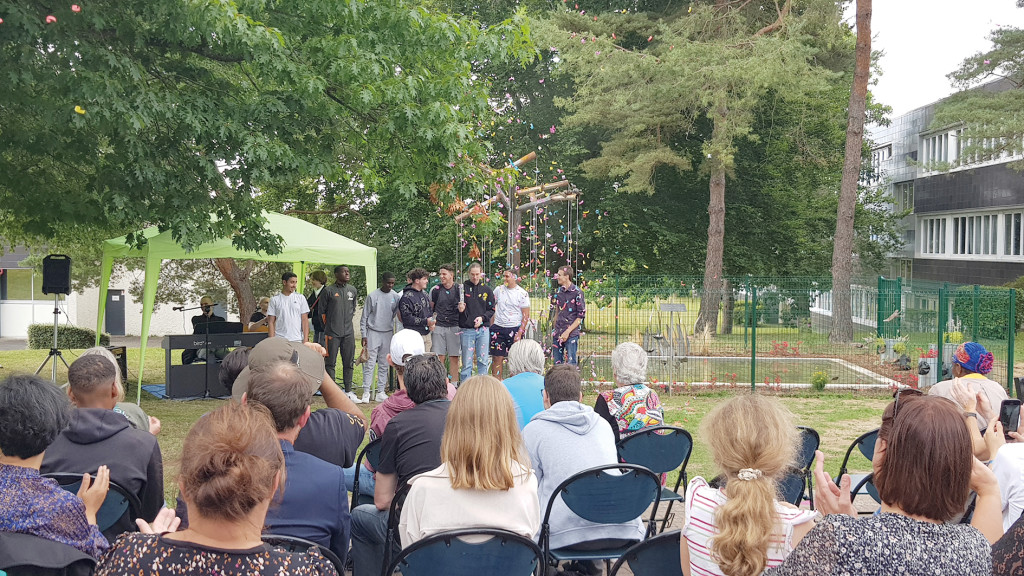 En Ville Inauguration Fontaine Lycée Dumézil