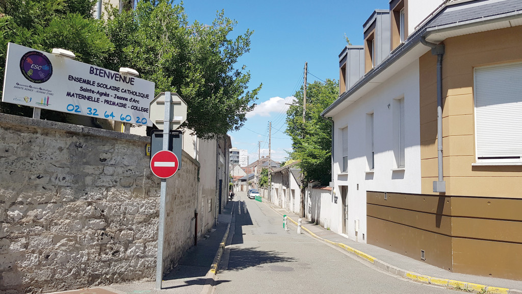 Infotravaux Sécurisation Rue Samson Collège Jeanne d_Arc Ecole