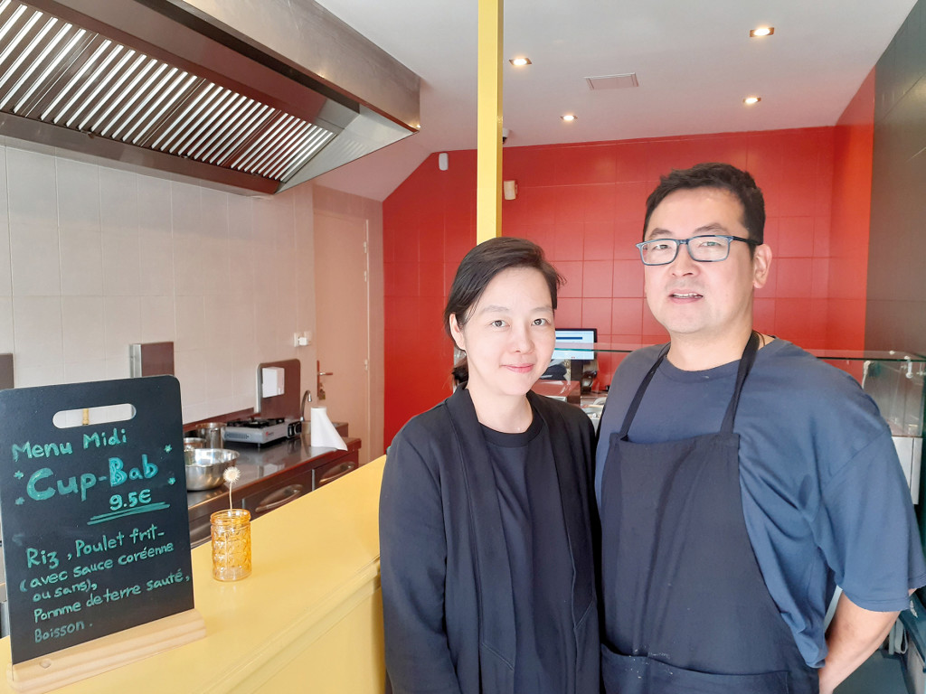 En Ville Ouverture Vente à Emporter Cuisine Coréenne Poulet Frit Rue d_Albufera