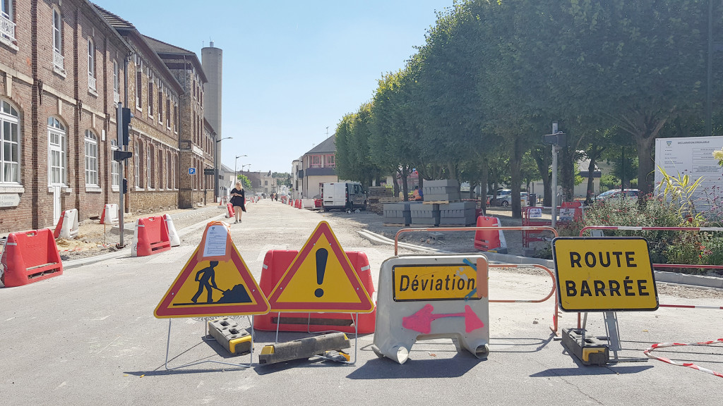 Infotravaux Chantier Requalification Rue de Gamilly Voirie