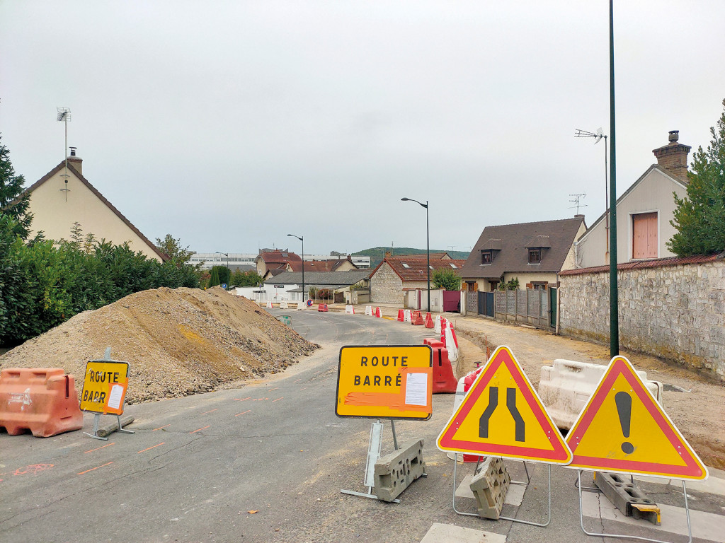 Infotravaux poursuite chantier rue de Gamilly Champsbourgs Voirie