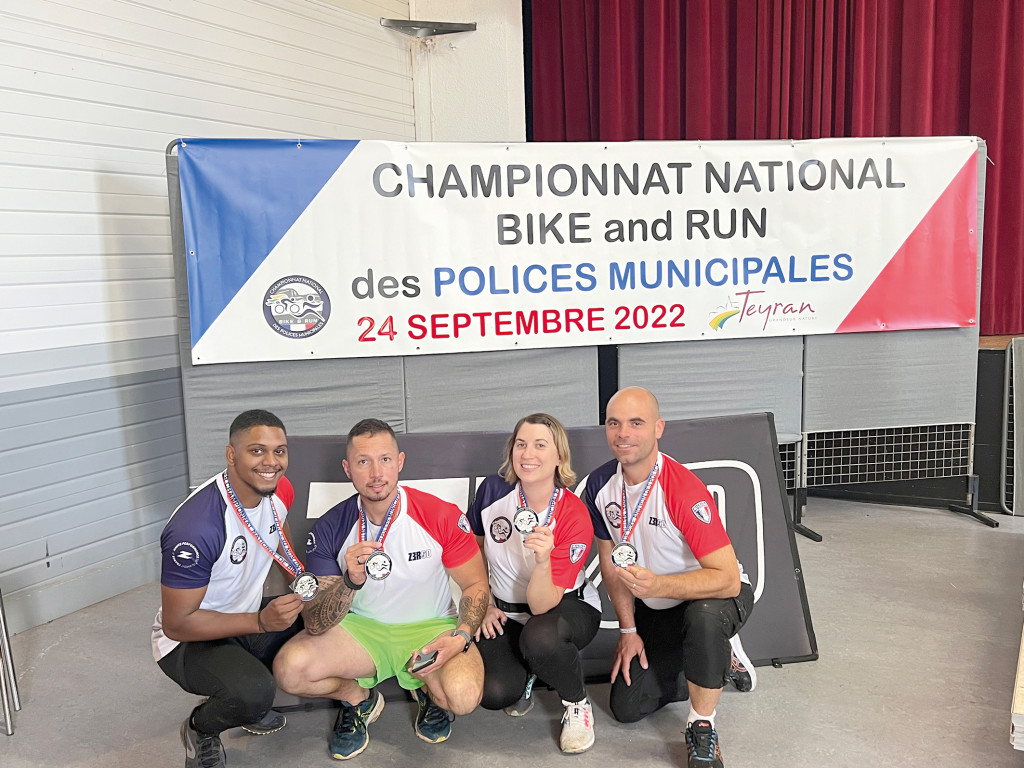 Sports Participation Police Municipal Championnat Bike and Run Inter PM