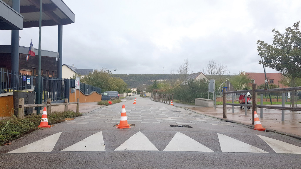 Infotravaux Sécurisation Abords Ecole François Mitterrand rue de Normandie
