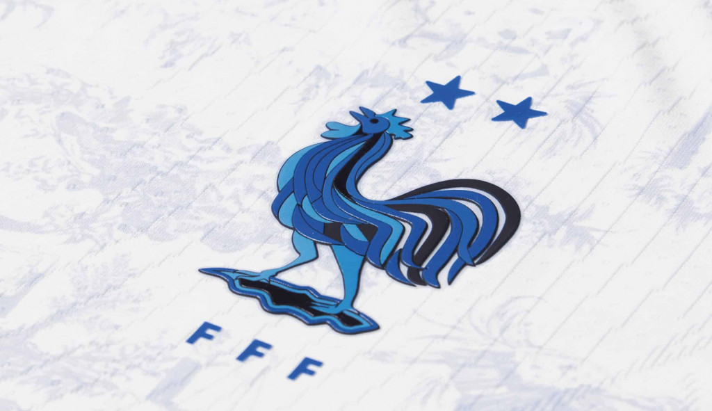 Maillot Equipe de France Football Bleus Vieux Moulin Coupe du Monde Qatar 2022