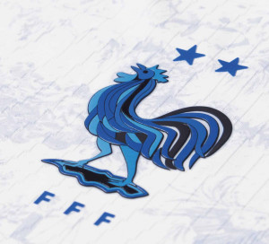 Maillot Equipe de France Football Bleus Vieux Moulin Coupe du Monde Qatar 2022