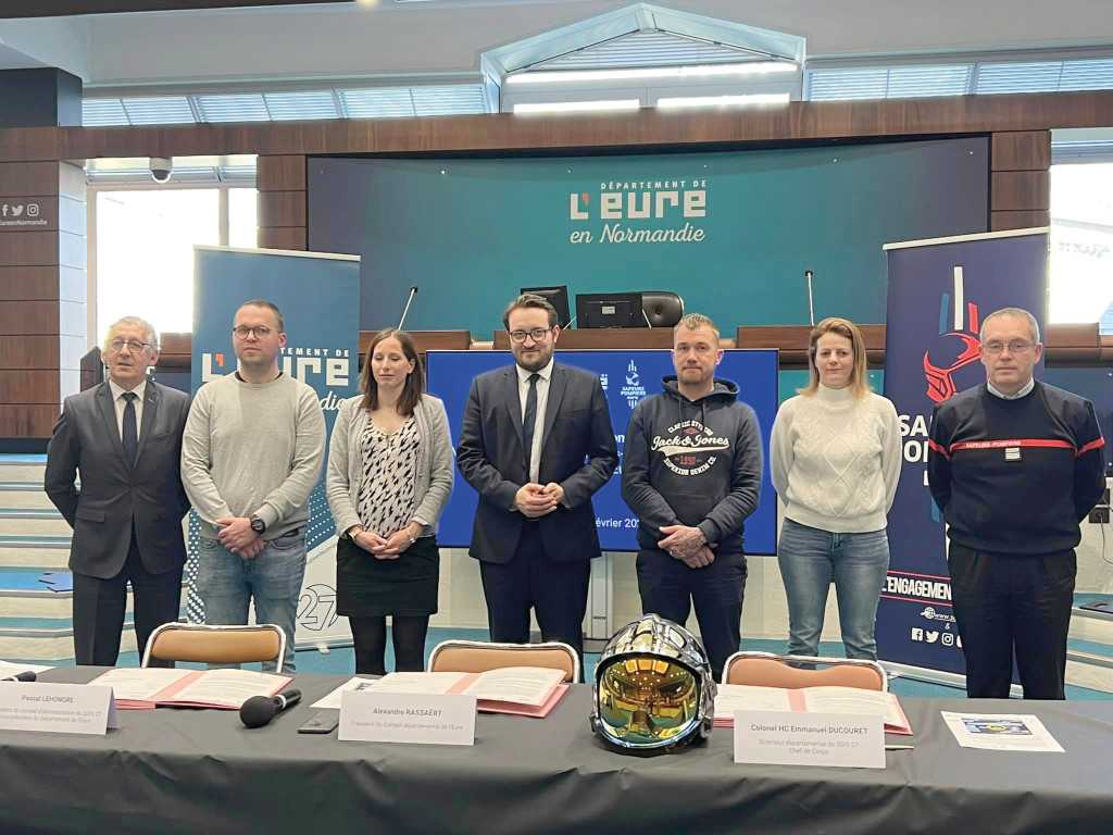 CD27 Convention SDIS27 Pompiers Volontaires Recrutement Engagement Bénévolat