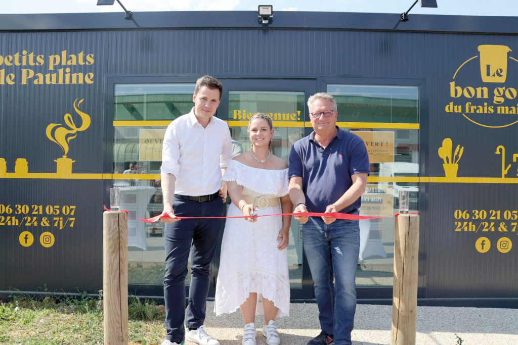 SNA Pauline Erisay Les Petits Plats de Pauline Inauguration Douains Développement Economique