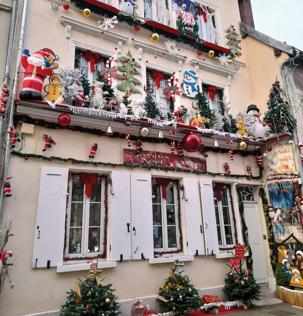 Façade 103 rue Carnot Décorations de Noël M. Lagrais