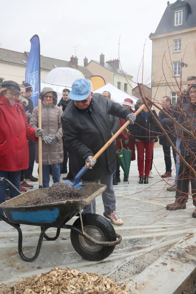 Grand Angle Plantation Citoyenne 9 décembre 2023 Place Barette Coeur de Ville