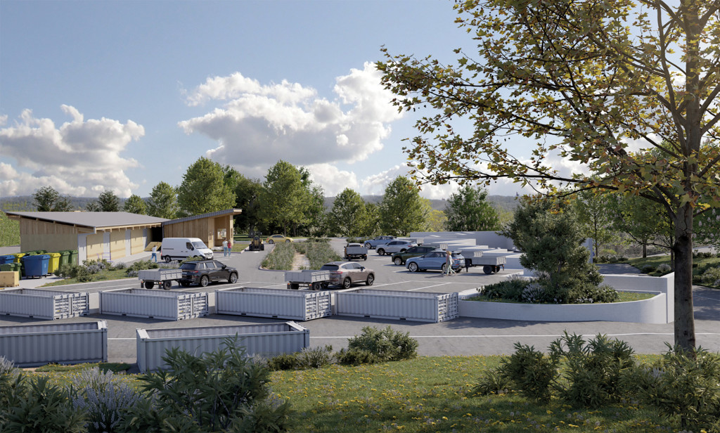 SNA Chantier Nouvelle Déchèterie Vernon 2025 Déchets Transition Ecologique