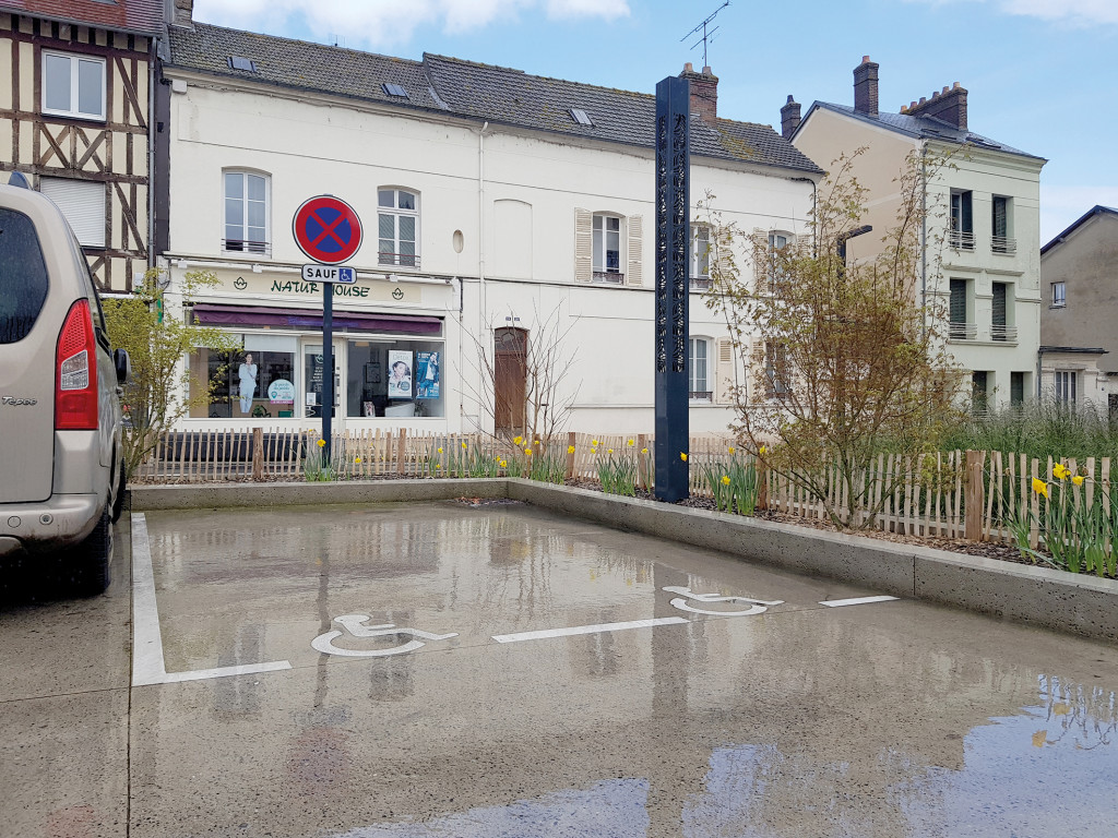 Places PMR Appli Vernon Connect Stationnement Handicap Indigo