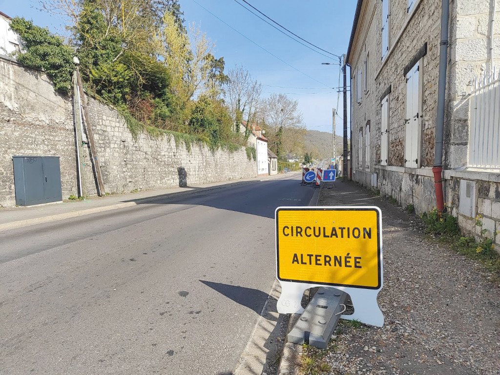 Infotravaux route de gisors