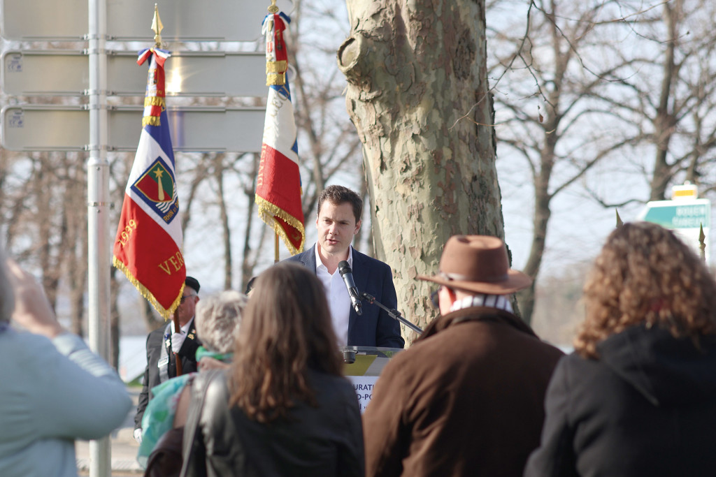 Rond-Point Stella Lili Girard Inauguration Résistance Libération Seconde guerre mondiale