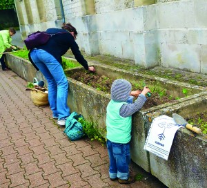 Incroyables comestibles investit Vernonnet