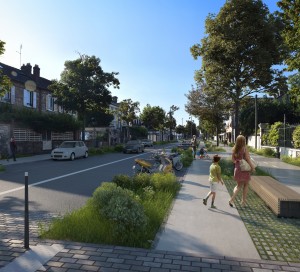 Promesse de campagne, le passage facilité des piétons et cyclistes est l’une des priorités de l’opération de réaménagement du boulevard de la RD 6015. Cette ancienne Route Nationale n’a clairement pas été pensée comme un axe urbain moderne. La requalification de cette voie qui traverse toute la ville permettra notamment un trafic plus fluide, plus sûr, une meilleure gestion du stationnement et fera la part belle aux circulations douces.