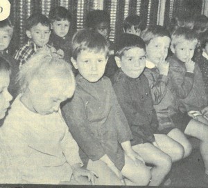 La rentrée des classes à l’école du Vieux-Château en 1969.