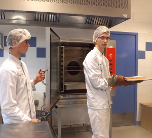 Le Vieux-Moulin réalisé en biscuit