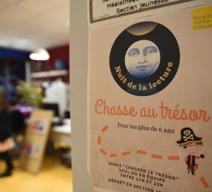 Photo nuit de la lecture 2018 à la médiathèque de Vernon