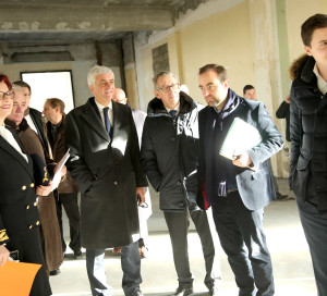 Sébastien Lecornu, Secrétaire d’État en charge de la Transition écologique et solidaire, Hervé Morin, Président de la Région Normandie et François Ouzilleau, Maire de Vernon, se sont rendus le 26 janvier au Campus de l’Espace