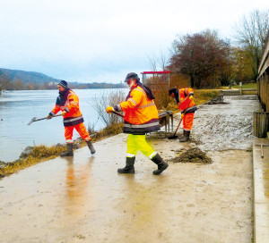 Photo nettoyage seine après décrue
