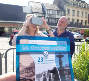 Reconstitution 3D La place De Gaulle avant le bombardement