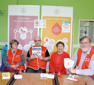 Laurine, Françoise, Mathieu, Mireille et François : cinq fiers « ambassadeurs » du sang !