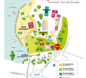 Venez découvrir 101 associations dimanche 9 septembre de 10h30 à 18h30 au Parc des Tourelles. Stands d’information, démonstrations sportives, initiations… c’est l’occasion unique de s’informer sur les activités proposées toute l’année ! Bénévolat, spectacle, art, sport… La Mairie édite un guide des associations qui vous aidera à trouver celle qui vous convient. Pour vous le procurer, rendez-vous au stand de la ville ou sur www.vernon27.fr/vie-quotidienne/vie-associative.