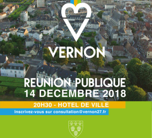 14 décembre Réunion publique à 20h30 Mairie - Salle des Mariages