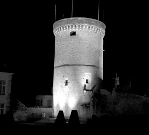 Depuis le début d’année, la Tour des Archives est illuminée la nuit, comme le reste des monuments emblématiques de la ville. Une mise en valeur conforme à l’engagement n°57 de Vernon mérite mieux ! 12 projecteurs à LEDs de 230 watts éclairent l’édifice de jeux de lumière modulables, de la tombée du jour jusqu’à 1 heure du matin.