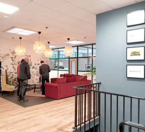 L’hôtel d’entreprises et la pépinière souhaitent attirer les jeunes entrepreneurs en leur proposant
conseils et proximité avec les grandes entreprises.