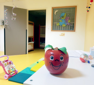 Les nouveaux locaux disposent d’une
cour extérieure et s’ouvrent sur l’aire de
jeux du square Saint-Nicolas.