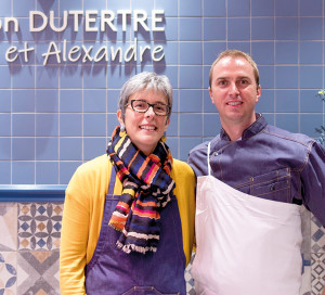 L’intérieur de la boucherie a entièrement été refait dans un style élégant et moderne.