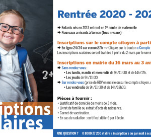 rentrée scolaire 2020 2021
