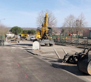 Rue de la Poterie Des aménagements de sécurité devant les écoles