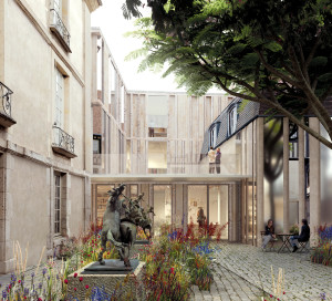 Voici le futur visage du musée A.-G. Poulain réalisé par le cabinet d’architecture Jung. Les travaux prévoient la restructuration totale de l’aile droite, un renouveau complet de la scénographie, des espaces repensés pour l’accessibilité, la création d’une salle de médiation, la prise en compte des défis environnementaux, l’amélioration de la sécurité et de la conservation des oeuvres.