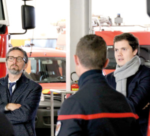 Le maire de Vernon, François Ouzilleau, assure son soutien aux pompiers agressés.