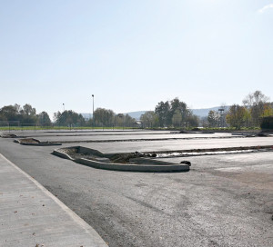 Infotravaux Stade Vernonnet Plaine des Sports Travaux Parking Terrains