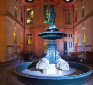 Fontaine Mairie Place Barette Travaux Chantier Rénovation