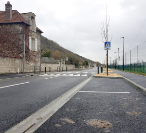 Infotravaux RD5 Route de Giverny Requalification Entrée de Ville Chantier 2e tranche