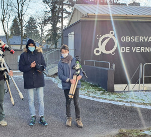 Observatoire de Vernon Gaël Musquet Stagiaires Collège Arianne
