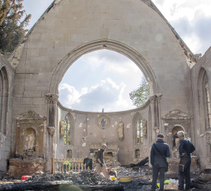 CD27 Département de l_Eure Incendie Eglise Romilly-la-Puthenay Solidarité Cagnotte Patrimoine