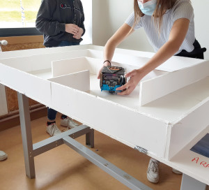 Chaque action sur le robot coûtait des points à l’équipe.