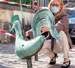 Coq Girouette Collégiale Travaux Restauration Patrimoine Culture