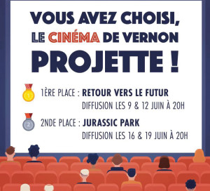 Cinéma Vote Populaire Projection Retour Vers le Futur Jurassic Park