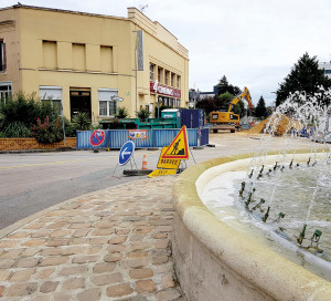 Infotravaux Place de Paris Rue du Docteur Burnet Fermeture Coeur de Ville Fouilles Archéologiques