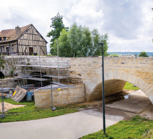 Travaux Vieux-Pont Arche n°1 Vernonnet Patrimoine Seine à Vélo Tourelles