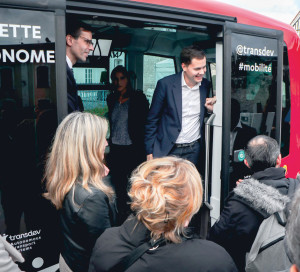 Lancement Projet NIMFEA Navettes Autonomes Vernon Giverny Transports Mobilité