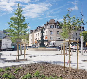 Coeur de Ville Réouverture Place de Paris Square Benjamin Pied Travaux Chantier